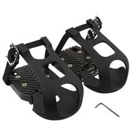 CyclingDeal Bike Bicycle Toe Clips Cage ONLY - Peloton Spin Bike & Peloton Bike+ Pedal Adapters - Convert Look Delta Pedals to Dual Function Pedals