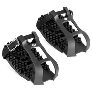 CyclingDeal Multi-Function Bike Toe Clip Cages Compatible with Peloton Look Delta Shimano SPD & SPD-SL - Pedal Adapters for Indoor Exercise Bike
