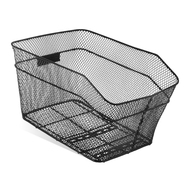 CyclingDeal Bike Bicycle Rear Mesh Basket Made of Quality Metal Wire with Rust Prevention Coating, Compatible with Most Rear Pannier Racks
