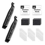 CD Bike Bicycle Tyre Levers Removal Tool with Glueless Puncture Repair Patch Kit - Great for Road, MTB & City Bikes
