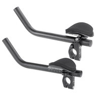 CD Bike Clip-on Armrest Handlebar - Cycling Aero Bars for Triathlon & Time-Trails TT Racing Bicycles - Aluminium Alloy with Comfortable Sponge Pads