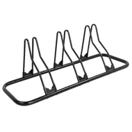 CyclingDeal 3 Bicycle Floor Parking Rack Stand MTB Road Bike Indoor Garage Storage
