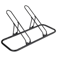CyclingDeal Bicycle Floor Type Rack Stand - Stable Parking for 2 Bikes 20"-29" MTB & 700C Road Bike Indoor Garage Storage with Adjustable Wheel Holder