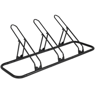 CyclingDeal Bicycle Floor Type Rack Stand - Stable Parking for 3 Bikes 20"-29" MTB & 700C Road Bike Indoor Garage Storage with Adjustable Wheel Holder