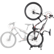 CyclingDeal Upright Bike Stand - Vertical & Horizontal Adjustable Floor Parking Rack - for 20" Kids to 29" MTBs & 700c Road Bikes in Garage or Home