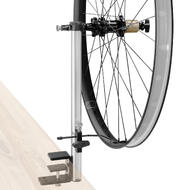 CyclingDeal Simple Bicycle Wheel Truing Stand Rim Truing Tool Designed for Workbench & Work Stand - Fits Wheel Sizes up to 29" Hub Widths up to 150mm