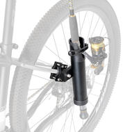 CyclingDeal Fishing Rod Holder for Bike | Made of Quality Aluminium Alloy | Fully Adjustable Design | Secures Fishing Pole Holder for Bicycle