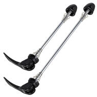 CyclingDeal - Front 112mm Rear 148.5mm - Mountain Bike Bicycle Quick Release Skewers - Axles Set Replacement - QR Lever Set For Wheel Hub