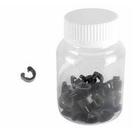 50 pcs Bike Brake Derailleur Cable Hose C-Clip