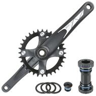 Samox MTB Mountain Bike Bicycle Single Narrow Wide Crankset 4ARM 175mm 32T 9-11 Speeds