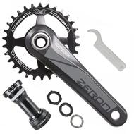 SR Suntour MTB Bike Crankset Zeron 1X 30T 175mm with BB 10/11 Speed