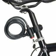 Bicycle Bike Cycling Cable Lock With Key 8x1800mm