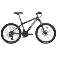 HASA Kids Mountain Bike Shimano 21 Speed 24" Wheels 14" Frame Alloy Black White