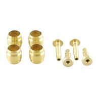 Bike Hydraulic Hose Parts Connecting Insert Needle x 4 Bushing x 4 for Avid/Magura Brake Use