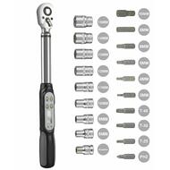VENZO Bicycle Tools Set - Digital Torque Wrench 4.3~85 N-m / 3.1~62.7 ft-lb 3/8"