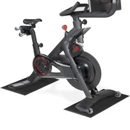 CyclingDeal Double Mini Bike Trainer Mat for Exercise Bikes - 7mm Anti-Slip, Sweatproof & Waterproof Compact Cycling Mat Protects Hardwood Floor 