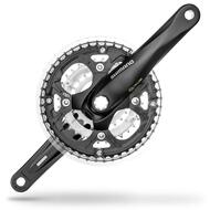 M443 OCTALINK Mountain Bike Crankset 44-32-22 9 Speed 175mm With Chain Guard