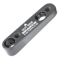 Bike Disc Brake Mount Adaptor for 160mm flat mount calliper to frame mount