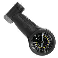 Venzo Bicycle Air Tire Pressure Gauge - High or Low Pressure Presta Schrader PSI or Bar - Great for Tire and Suspension Shock - Single Face