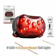 Sansai Bicycle Laser Tail Light Water Resistant LED Flashing Night Bike Safety