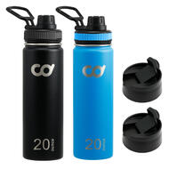 CyclingDeal Stainless Steel Vacuum Insulated Double Wall Water Bottle 20oz, 32oz or 40oz