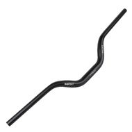 SATORI FULL-CITY Trekking Commuting Bike Bicycle Aluminium Alloy Swept Back Flat Handlebar 31.8x800mm - Rise 80mm - Sweep 7 Degree