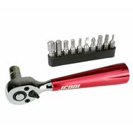 JCOOL Power Steer Bike Repair Tool 1/4" Wrench Kit With LED