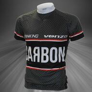 Carbon Look Short Sleeve Cycling  Jersey