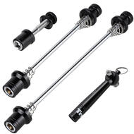 CyclingDeal Bike Bicycle Road Mountain Anti-Theft Secure-Lock Skewers Axle Set Front Rear Seatpost
