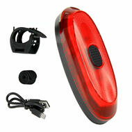 Antusi A1 IP65 Bike Bicycle Intelligent Brake Taillight 700mAh Lithium USB Rechargeable