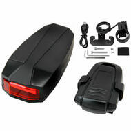 Antusi A6 3 in 1 Bike Bicycle Wireless Rear Light Remote Control Alarm Lock USB Charging