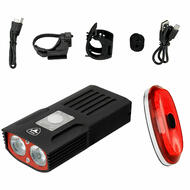 Antusi S6 A1S Bike Bicycle Aluminum T6 1000 Lumen Headlight and Taillight Set