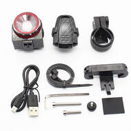 ANTUSI A6S 3 Modes Wireless Remote Control USB Rechargeable Cycling LED Taillight Theft Alarm Safety Rear Light
