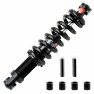 DNM Mountain Bike Bicycle MTB Downhill Rebound Adjustable Coil Spring Rear Suspension Shock 750 Lbs/inch AL6061 Shock Body /w Extra Bushing Hardware