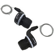 MICROSHIFT MS25 Mountain Bike Bicycle Twist Shifters For Shimano 3x 6/7/8 Speed