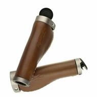 Bicycle Mountain Bike Handlebar Grips Real Leather
