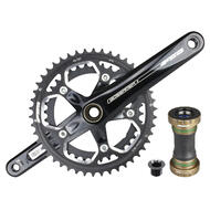 FSA Gossamer CK-6020SS Road Bike Alloy Crankset 46-36T 172.5mm with BB 10 Speed Black