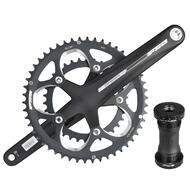 FSA Omega CK-4000SS Road Bike Alloy Crankset 50-34T 175mm with BB 10 Speed Black