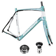 Bianchi Road C2C Infinito UCI Carbon Frameset With Headset and Fork Green/Black