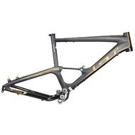 GT Zaskar 100 Team Carbon Mountain Bike Full Suspension Frame w/o Rear shock Gold 29" XL