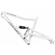 ASTRIX SOLO All Mountain Dual Suspension 26" Bicycle Frame White Size L
