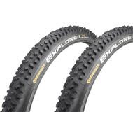 2 x CONTINENTAL Explorer C177 Mountain Bike MTB Wirebead Tyre 26 X 2.10