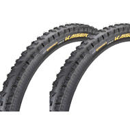 2 x CONTINENTAL DER KAISER Mountain Bike Bicycle MTB Wirebead Tyre 26 X 2.5