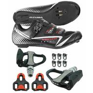 Venzo Road Bike Shoes Pedals For Shimano SPD SL Look