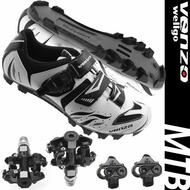 Venzo Mountain Bike Bicycle Cycling Shimano SPD Shoes + Sealed Pedals