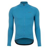 PEARL IZUMI ATTACK THERMAL Mens Cycling Jersey - Full Zipper Long Sleeve with 3 Rear Pockets Lagoon