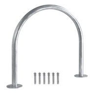 Outdoor Floor Square Bicycle Stand U Bike Rack Hot-Dipped Galvanized Finish 