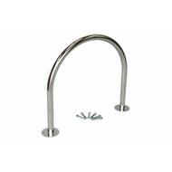 Outdoor Floor Square Bicycle Stand U Bike Rack 316 stainless Steel Electric Polish Finish