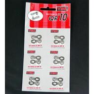 6 Set 10 Speed Quick Release Links Shimano Sram Campagnolo Compatible