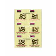 YBN 6 Sets 11 Speed Quick Release Links Gold 5.6mm Shimano Sram Compatible